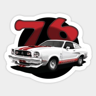 Mustang - 76 ORIGINAL brand Sticker